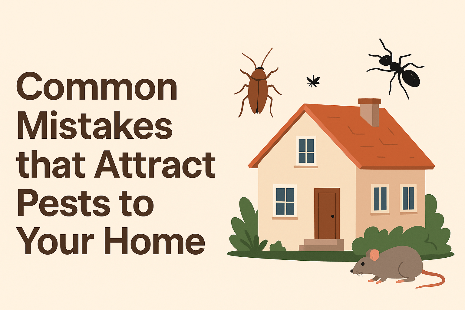Common Mistakes that Attract Pests to Your Home